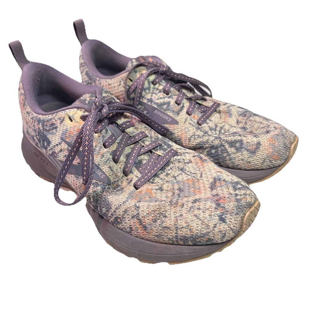 Brooks Revel 5 Women's Size 8 B Shoes Running Walking Purple Tie Dye 1203611B164
